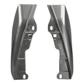 HR3 Superior Blue / Billet Silver Mid-Frame Air Deflectors For Harley Touring and Trike Models 09-24
